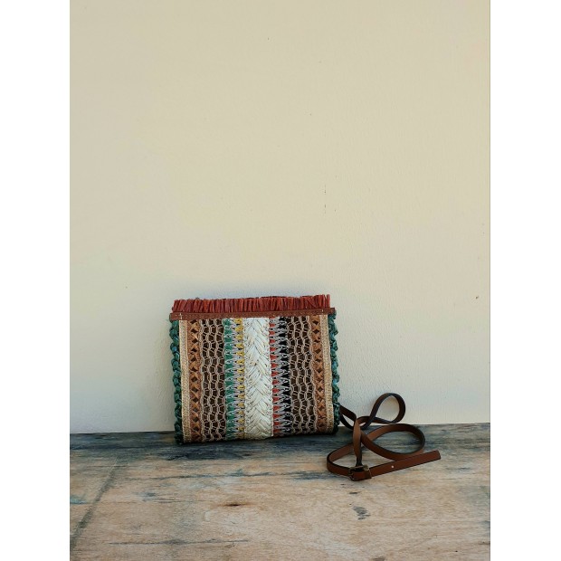 Exquisite J šiaudinė rankinė 